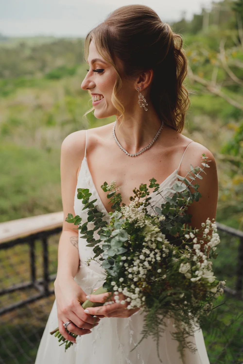 Retrato de noiva em casamento em São Paulo